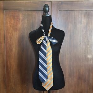 Vintage Silk Ties Scarf - Collegiate Vibes
